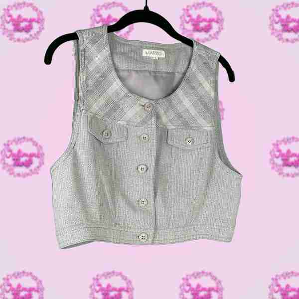 MARZO Grey Crop Top