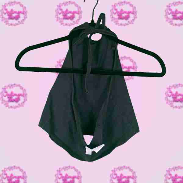 adidas Black Halter Top - Image 2