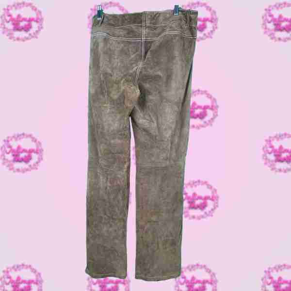 I.N.C Brown Leather Pants - Image 2
