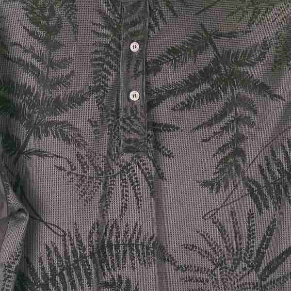 Fashion Nova Mens Black Leaf Shirt - Image 3