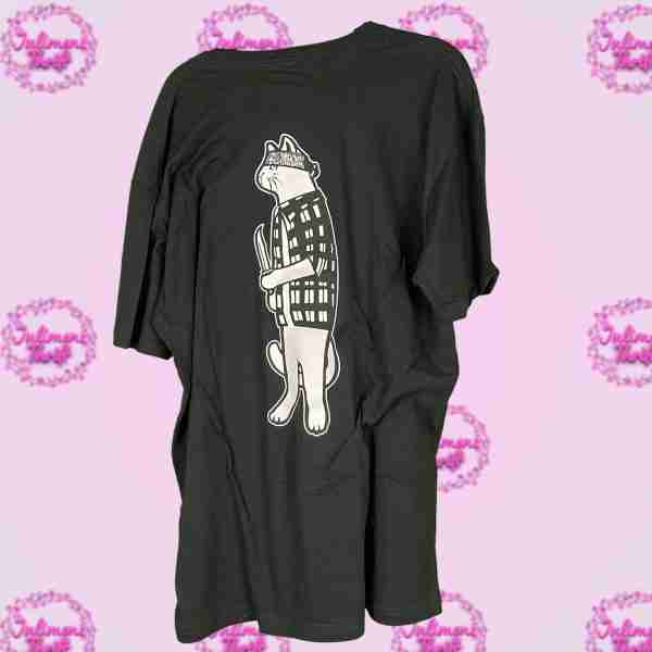 Nymph Black T with Cat Holding a Knife - Image 2