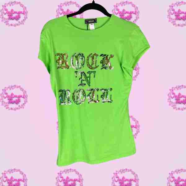 Versace Green Rock n Roll Shirt