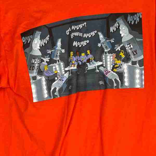 The Simpsons Orange T-shrit - Image 3