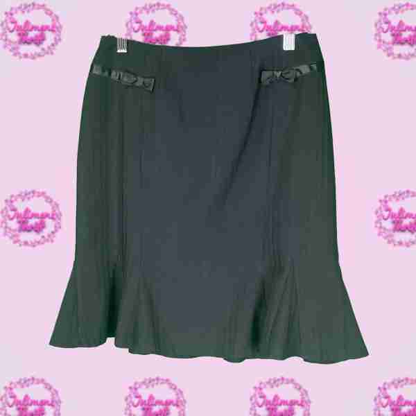 I.N.C Petite Black Bow Skirt - Image 2