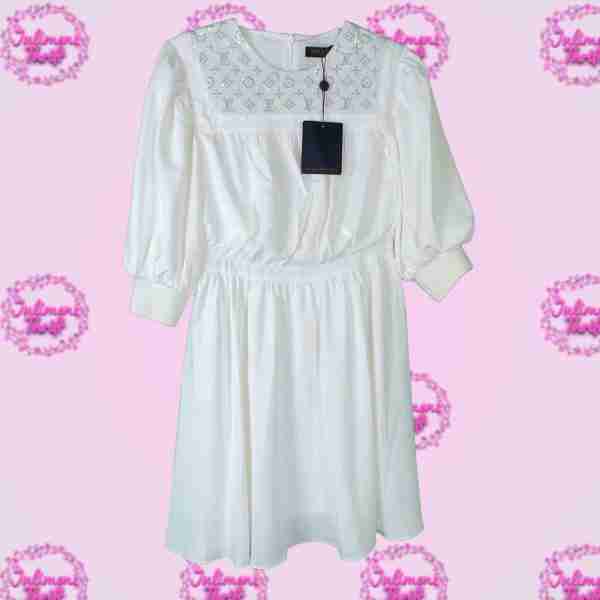 Louis Vuitton White Dress