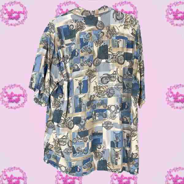 Vintage Harley Davidson Button Up Shirt - Image 2