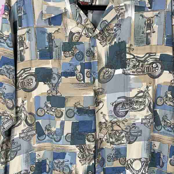 Vintage Harley Davidson Button Up Shirt - Image 3