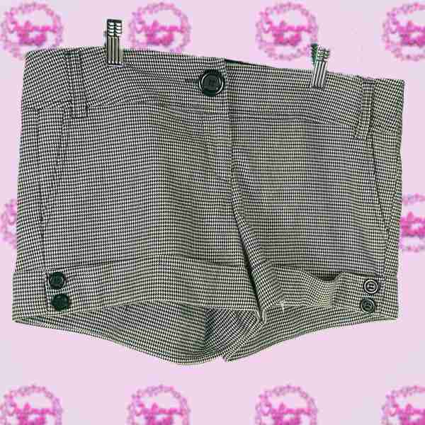 XXI Black + White Shorts