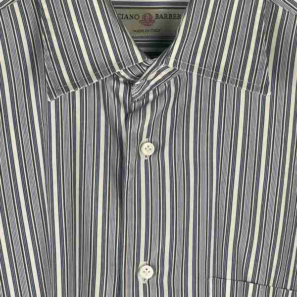 Luciano Barbera Blue Long Sleeve - Image 3