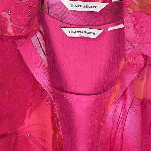 Drapers and Damons Pink Floral Set - Image 3
