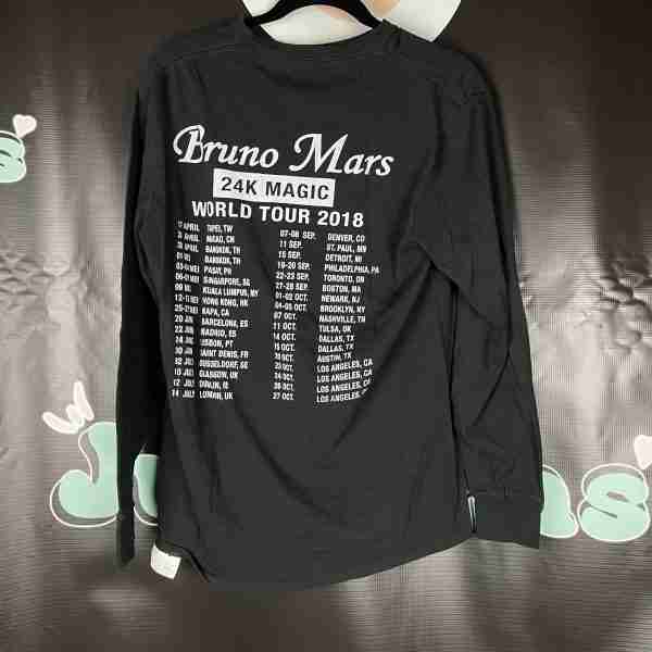 Bruno Mars Black Long Sleeve - Image 2
