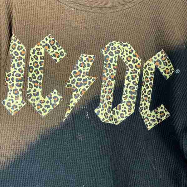 Bleach Dye ACDC Long Sleeve - Image 3