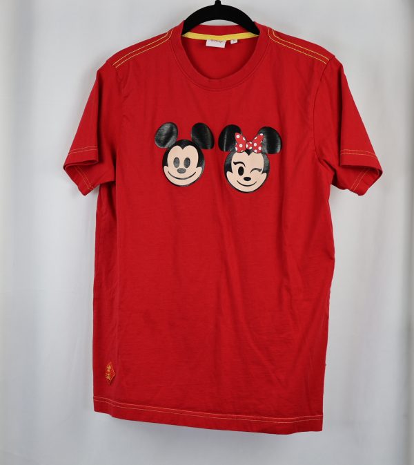Mens Red Mickey & Minnie Shirt