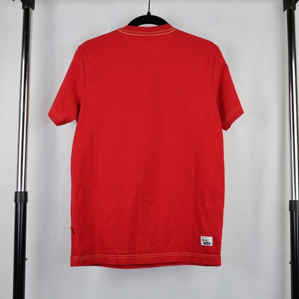 Mens Red Mickey & Minnie Shirt - Image 2