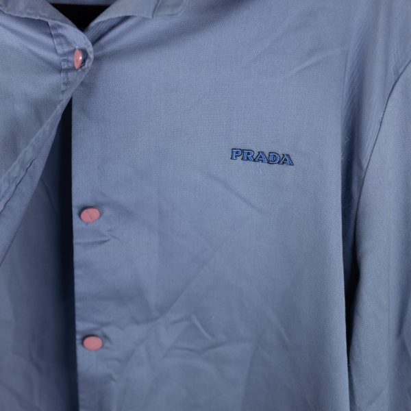 Prada Blue Button Down - Image 3