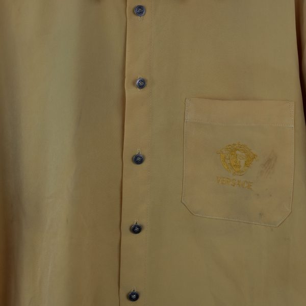 Yellow Versace Button Up - Image 2
