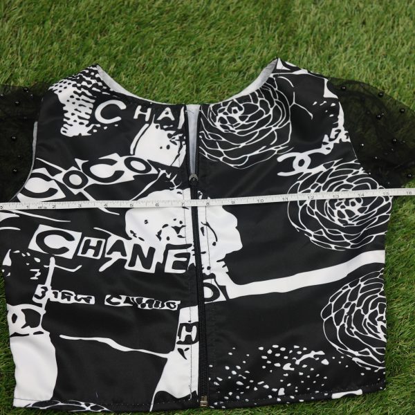Chanel-Style Graphic Top - Image 3