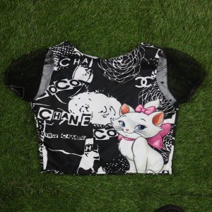 Chanel-Style Graphic Top