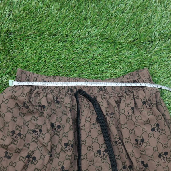 Gucci-Style Mickey Monogram Shorts - Image 3