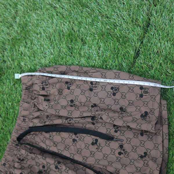 Gucci-Style Mickey Monogram Shorts - Image 4