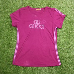 Designer Inspired Purple Rhinestone Tee