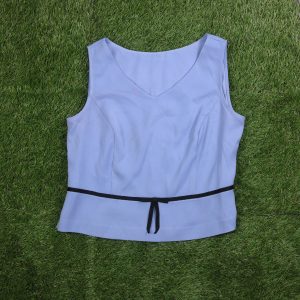 Light-blue Sleeveless Top