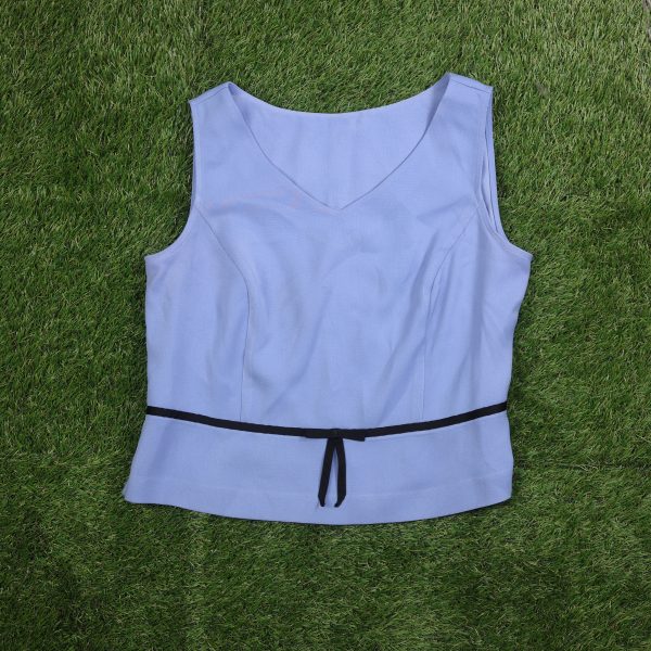 Light-blue Sleeveless Top