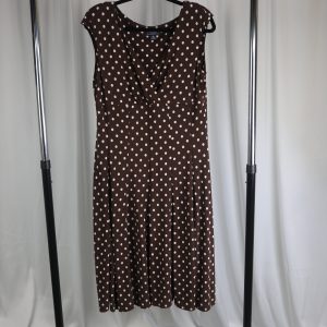 Brown Polka Dot Dress