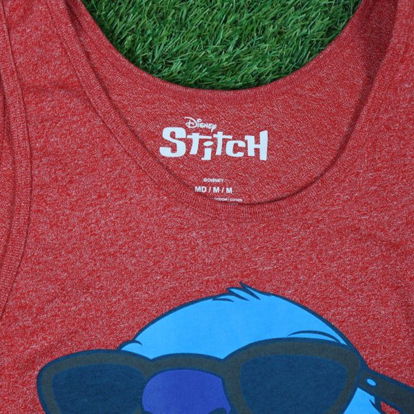 Disney Stitch Red Graphic Tank Top - Image 3